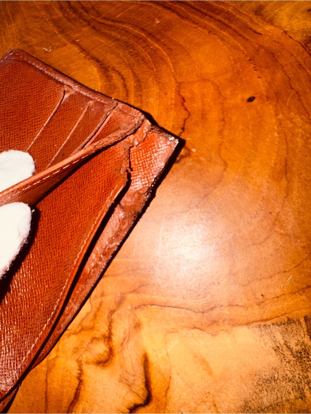 Louis Vuitton monogram bifold wallet men’s damaged - Picture 8 of 16